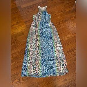 Multicolored Beach Maxi Dress